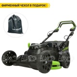 Газонокосилка аккумуляторная GreenWorks TwinForce GC82LM61S (без аккумулятора и зарядного устройства) в Нижнем Новгороде