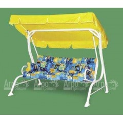 Трехместные садовые качели "КОМФОРТ-М" с раскладывающейся спинкой в Нижнем Новгороде