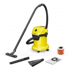 Хозяйственный пылесос Karcher WD 3 V-17/4/35 + Nozzles в Нижнем Новгороде