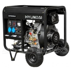 Дизельгенератор Hyundai DHY 8000LE 5,5 кВт + колеса в Нижнем Новгороде
