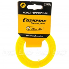 Корд триммерный Champion Round 1.6мм, 15м (круглый) в Нижнем Новгороде