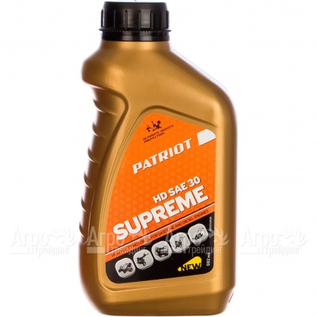 Масло Patriot Supreme HD SAE 30 592 мл для 4-х тактных двигателей в Нижнем Новгороде