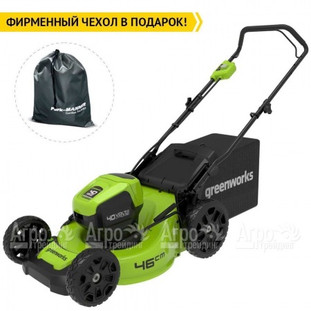 Газонокосилка аккумуляторная GreenWorks GD40LM46HP 4 Ач  в Нижнем Новгороде