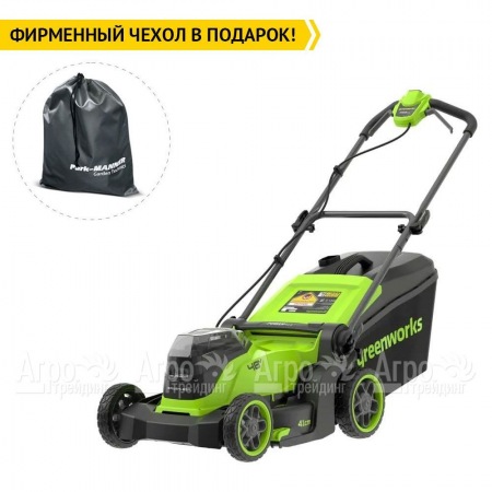 Газонокосилка аккумуляторная GreenWorks GD24X2LM411 (без аккумулятора и зарядного устройства) в Нижнем Новгороде