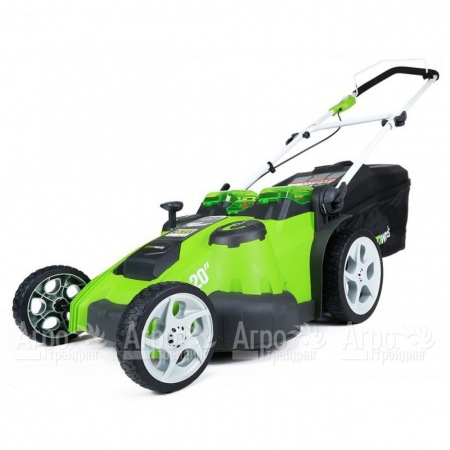 Газонокосилка аккумуляторная GreenWorks G-Max G40LM49DB 40V 49 см Twin Force (без батареи и зарядного устройства)  в Нижнем Новгороде