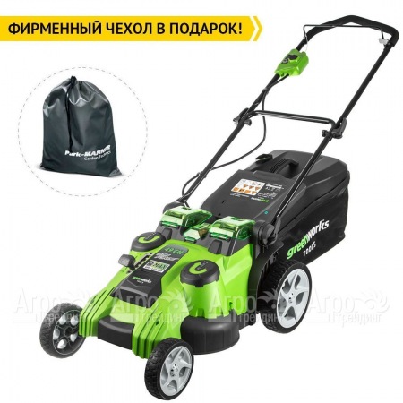 Газонокосилка аккумуляторная GreenWorks G40LM49DBK4  в Нижнем Новгороде