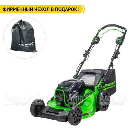 Газонокосилка аккумуляторная GreenWorks GC82HPLM51 (без аккумулятора и зарядного устройства) в Нижнем Новгороде