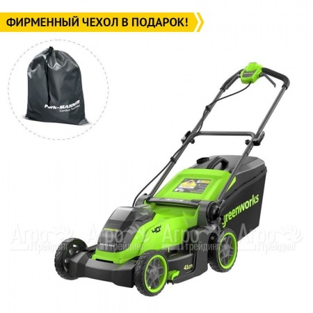 Газонокосилка аккумуляторная GreenWorks GD40LM411 4 Ач в Нижнем Новгороде