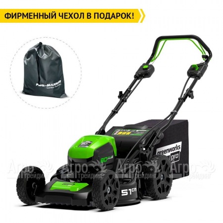 Газонокосилка аккумуляторная GreenWorks GD80LM51SP (без аккумулятора и зарядного устройства)  в Нижнем Новгороде