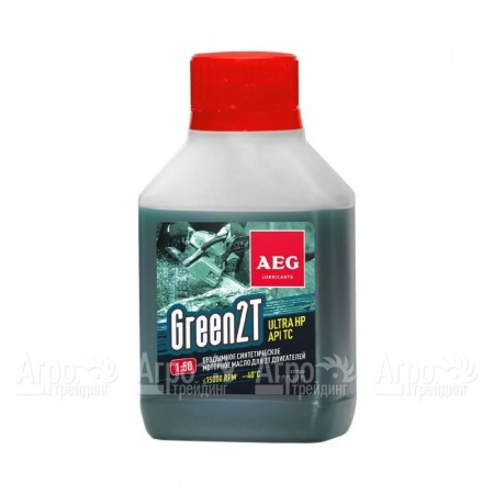 Масло синтетическое AEG Green HP 2T Motor Oil API TC 100 мл для 2-х тактных двигателей  в Нижнем Новгороде