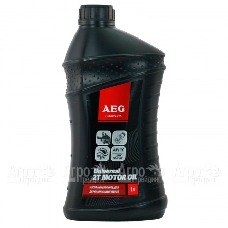 Масло минеральное Universal AEG 2T Motor Oil API TC 1 л для 2-х тактных двигателей  в Нижнем Новгороде