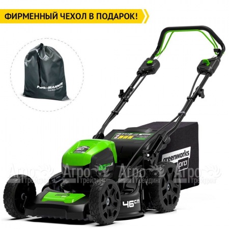 Газонокосилка аккумуляторная GreenWorks GD80LM46SP (без аккумулятора и зарядного устройства)  в Нижнем Новгороде