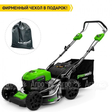 Газонокосилка аккумуляторная GreenWorks GD40LM46SPK4  в Нижнем Новгороде