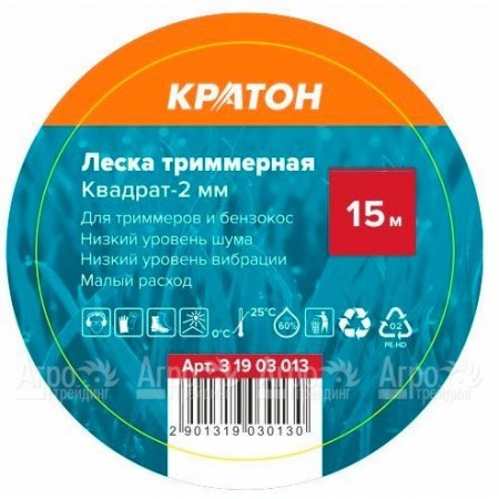 Леска триммерная Кратон Квадрат-2 мм  в Нижнем Новгороде