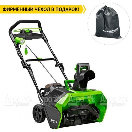 Снегоуборщик аккумуляторный GreenWorks GD40STK5 5 Ач в Нижнем Новгороде