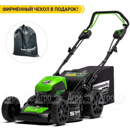 Газонокосилка аккумуляторная GreenWorks GD80LM51SPK4  в Нижнем Новгороде