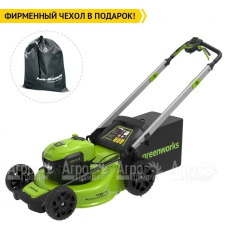 Газонокосилка аккумуляторная GreenWorks GD40LM48SP (без аккумулятора и зарядного устройства)  в Нижнем Новгороде